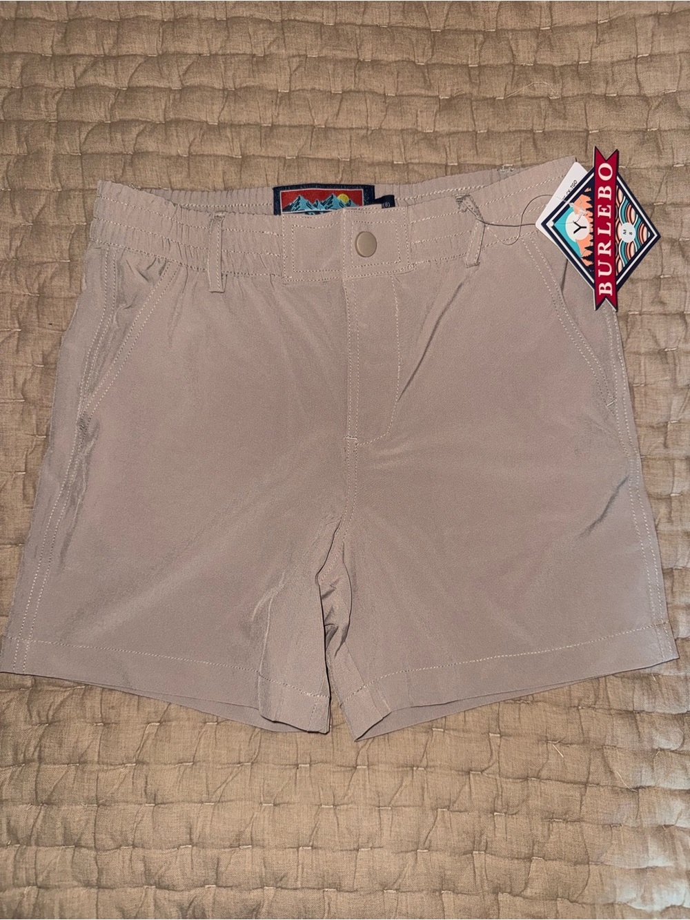 BURLEBO Youth Everyday Shorts - Khaki